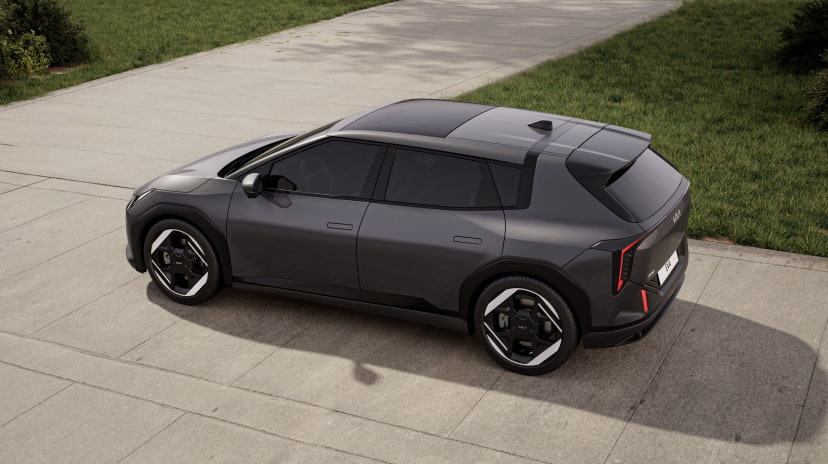 Kia EV4 - Heckansicht.